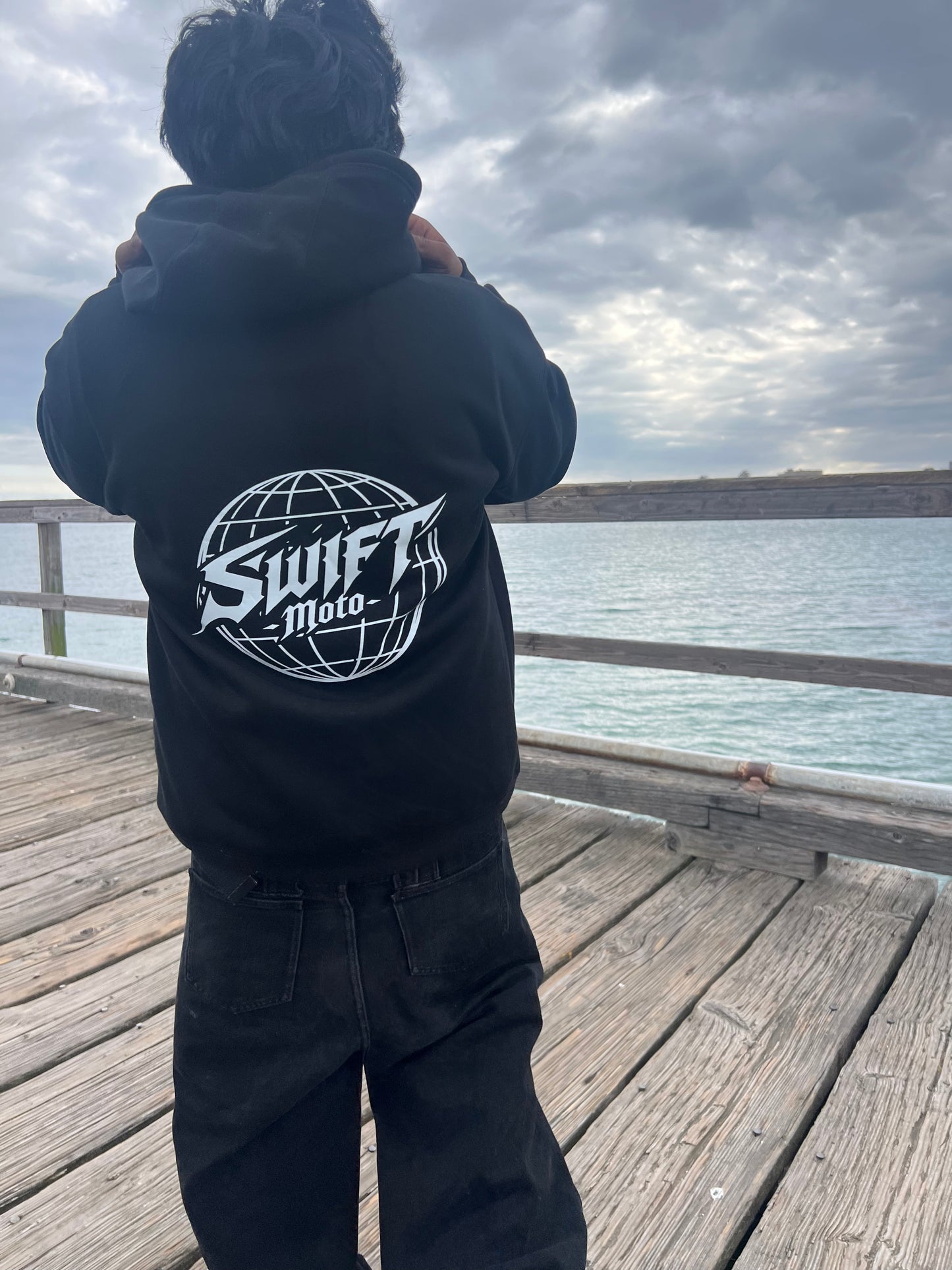 Swift moto hoodie